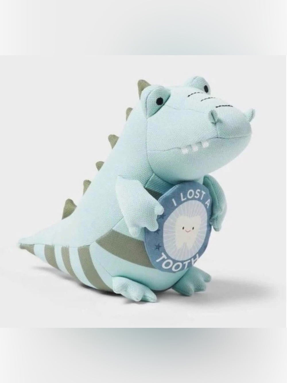 “ I Lost A Tooth” alligator plush- Pillowfort